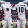 Dětská tepláková souprava Fotbal Bellingham #10 Potisk Tričko+Kraťasy Sety Rodič-dítě Neformální oblek Sportovní Děti/Dospělí 2dílný outfit