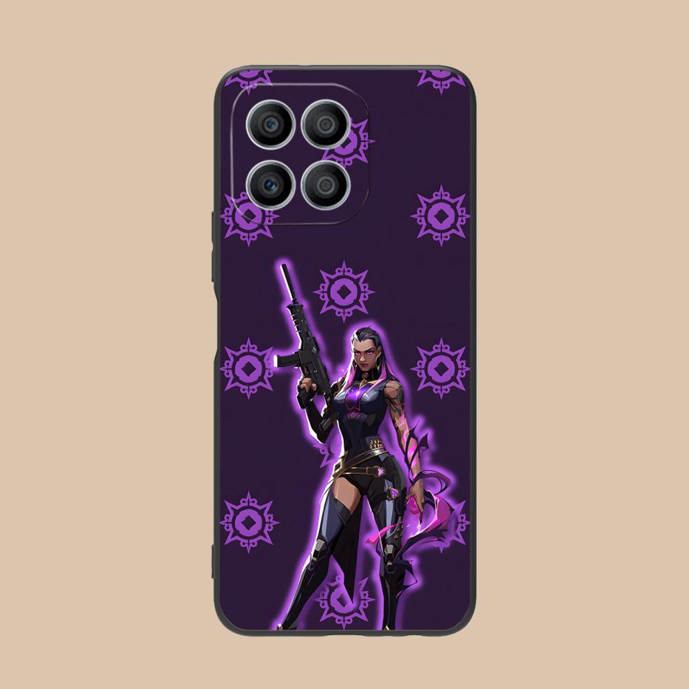 Valo Reyna Phone Case for Honor 90 80 70 60 50 30 20 10 9 8 7 Pro S SE Lite 5G Soft TPU Shockproof Cover