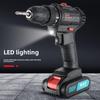 Zuoguan lithium electric drill: Dual-speed rechargeable pistol drill with multifunctional household screwdriver.