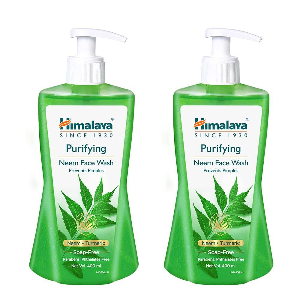 Himalaya Purifying Neem Face Wash 400Ml (Pack Of 2) & Purifying Neem Face Wash, 400 Ml