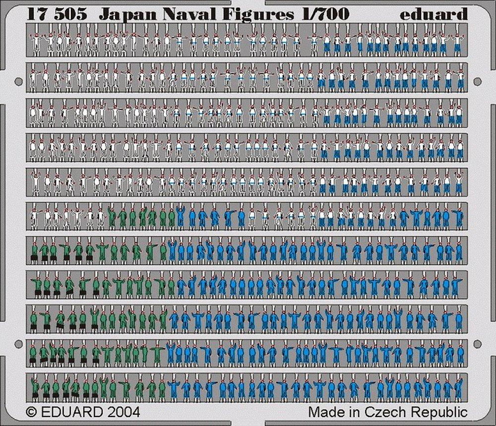 

Eduard Japanese Navy Figures Plastic Model Parts EDU17505 1/700
