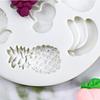 8 Dutina Květ Ovoce Zelenina Silikon Potravinářské formy Jílová pryskyřice Keramika Candy Fondant Candy Čokoláda Forma na mýdlo