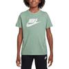 New Nike Sportswear T Shirt Green Kids' FZ5178-037