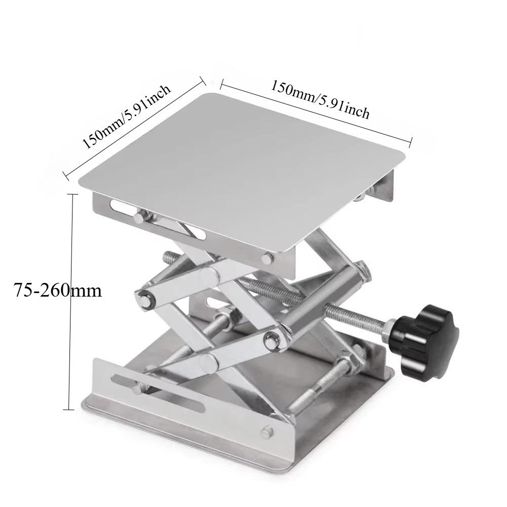 Tesoura de Laboratório Jack Plataforma de Suporte de Laboratório Mesa Elevatória Stand Mesa Plataforma de Altura Expansível Ferramentas de Marcenaria