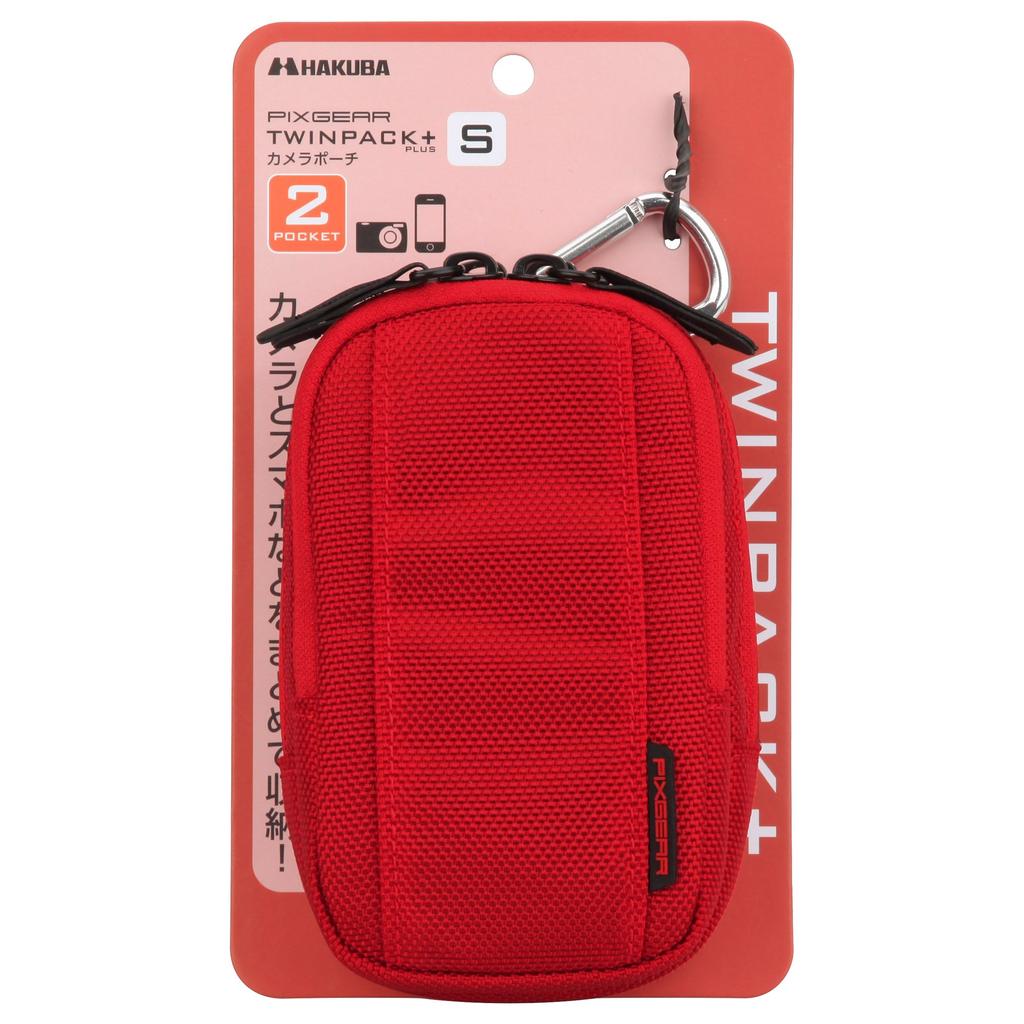 HAKUBA Digital Camera Case PIXGEAR Twin S Red Pack+(Plus) SPG-TPP-CPSRD