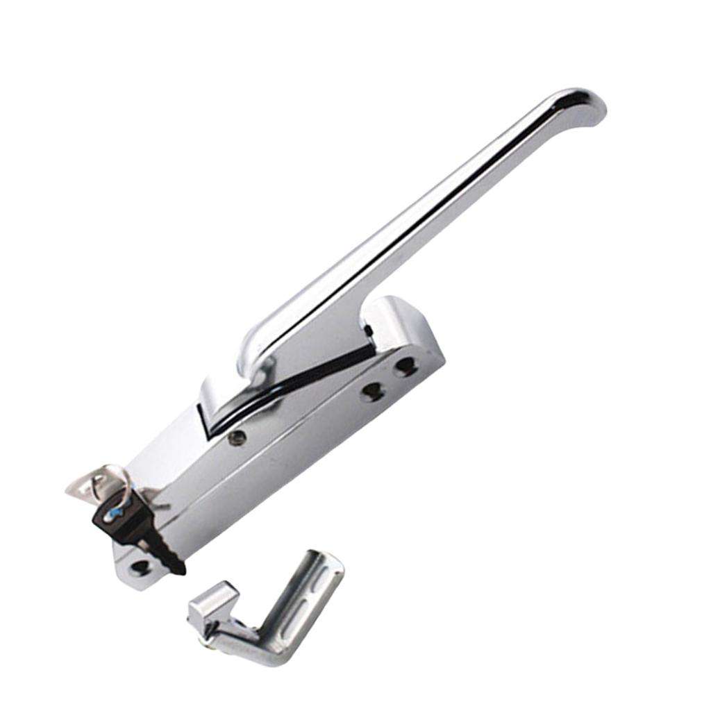 Adjustable Cold Storage Door Handle Set for Walk In Freezers & Refrigerators Secure Latch System for Commercial Use