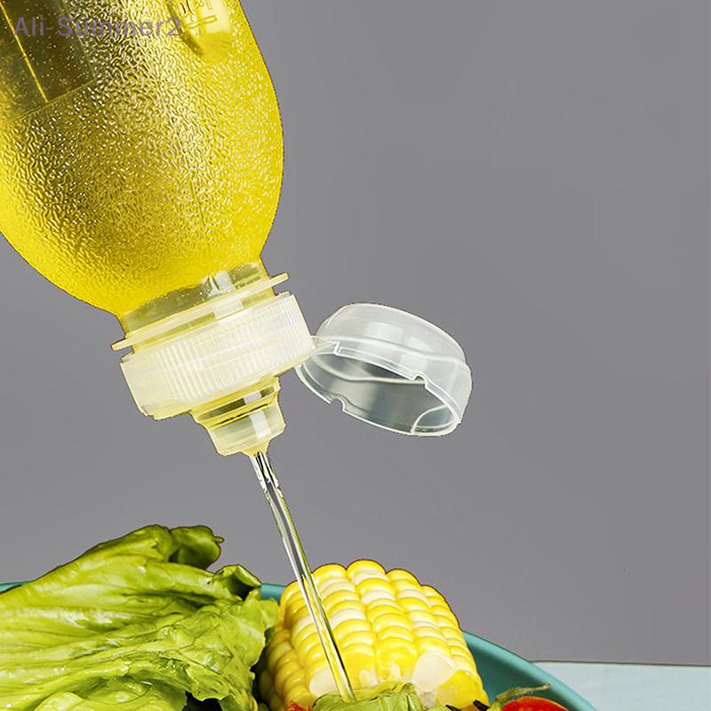 {MX} 300/500/1000ML Plastic Seasoning Squeeze Bottle Kitchen Oil Dispenser Bottle For Salad BBQ Sauce Condiment Container