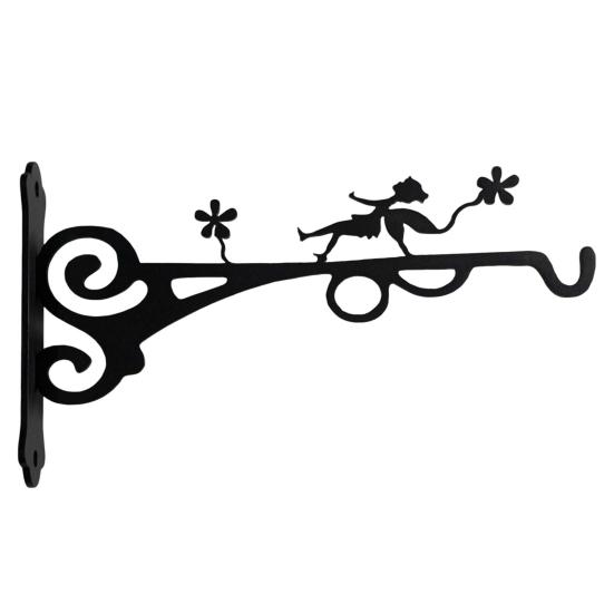 Wall Plant Hanger Metal Coated Wall-mounted Hook Rust-Proof Indoor Outdoor Bracket