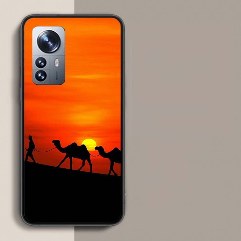 Desert Camel Caravan Grazing Phone Case For Redmi Note 15 Pro 5G 14 13 12 Pro Plus 11 11T 11E 11S 10 Pro 10S 9 9S Cover Cell Cle