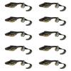 10pcs PVC Soft Baits 6cm/8cm Feature Enhances Wear Resistance and Long Lasting Performances for Harsh Fishing Conditions