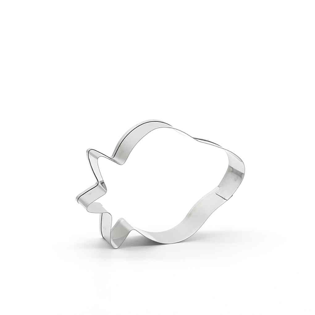 1/7pcs Flower Cookie Biscuit Baking Mould Stainless Steel Fruit Cutter