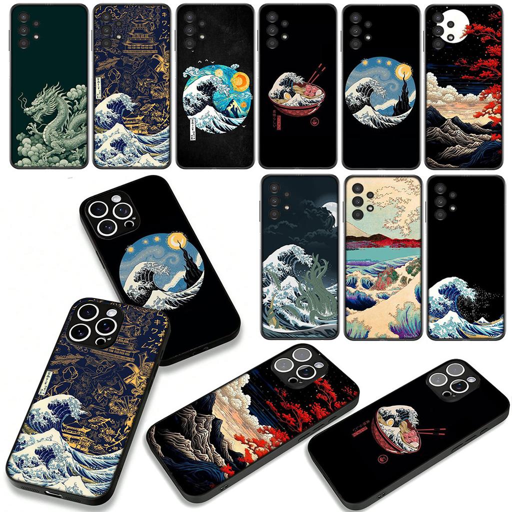 The Great Wave of Kanagawa Phone Cover Case for Xiaomi Redmi 15C 15 A4 A5 9A 9T 10A 10C 9C NFC 14C Note 11 9 10 Pro 8T Casing