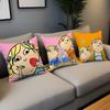 Cartoon Funny K-LOLA Cushion Cover Comfortable Soft Pillow Case for Sofa Living Room Home C-CHARLIE AND Decor Protective Covers
