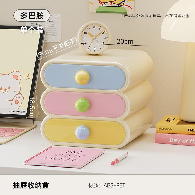 

Drawer Make Up Organizer 3Layer Cosmetics Storage Closet Organizer Home Sundries Holder Desktop Storage Box Stationery Organizer