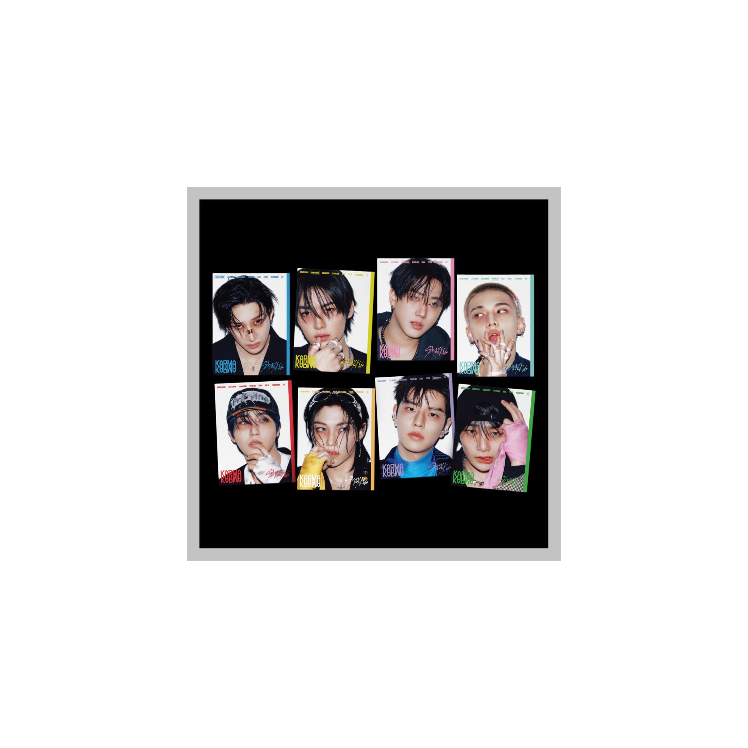 

Stray Kids KARMA 4th Album ACCORDION Random Version CD+PhotoBook+Lyrics Book+2Cut Photo+PhotoCard+Tracking Sealed SKZ