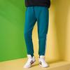 Adidas Neo Knit Solid Color Striped Cuff Joggers Men Bottoms Teal-Green HC9668