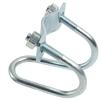 Double U-Bolt Galvanized Cross Pipe Clamp with Free Shipping