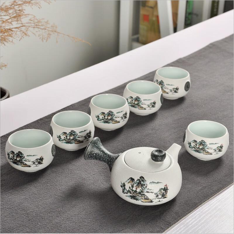 Xiaoyueya Ceramic Kung Fu Tea Set