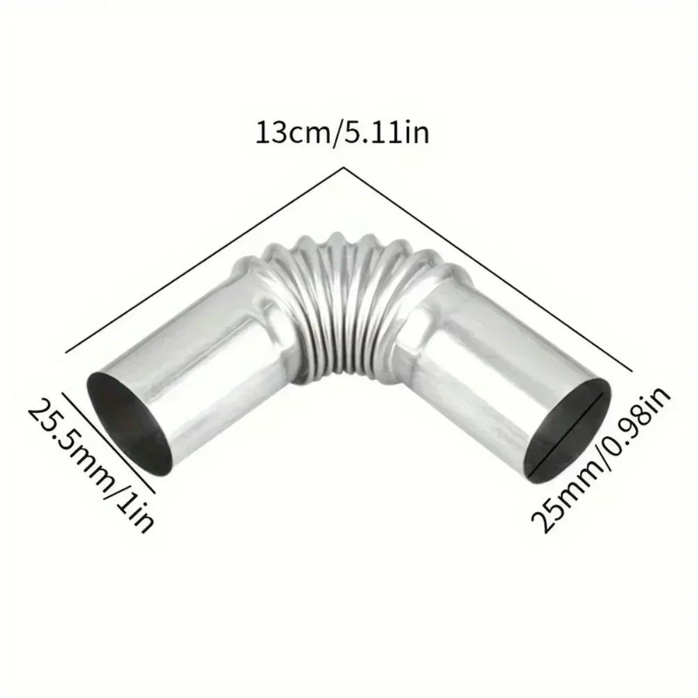 13cm Stainless Steel Elbow Tube Exhaust Pipe Connector for Reliable Performance in Automotive and Industrial Use