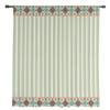 Floral Stripes Sheer Curtains For Living Room Bedroom Tulle Curtain For Kitchen Voile Curtain Blind Panels