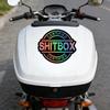 1pc Shitbox Interesting Trendy Car Sticker Waterproof for Windows Trunk Motocycle Helmet Fairing Scooter Universal Vinyl Decals