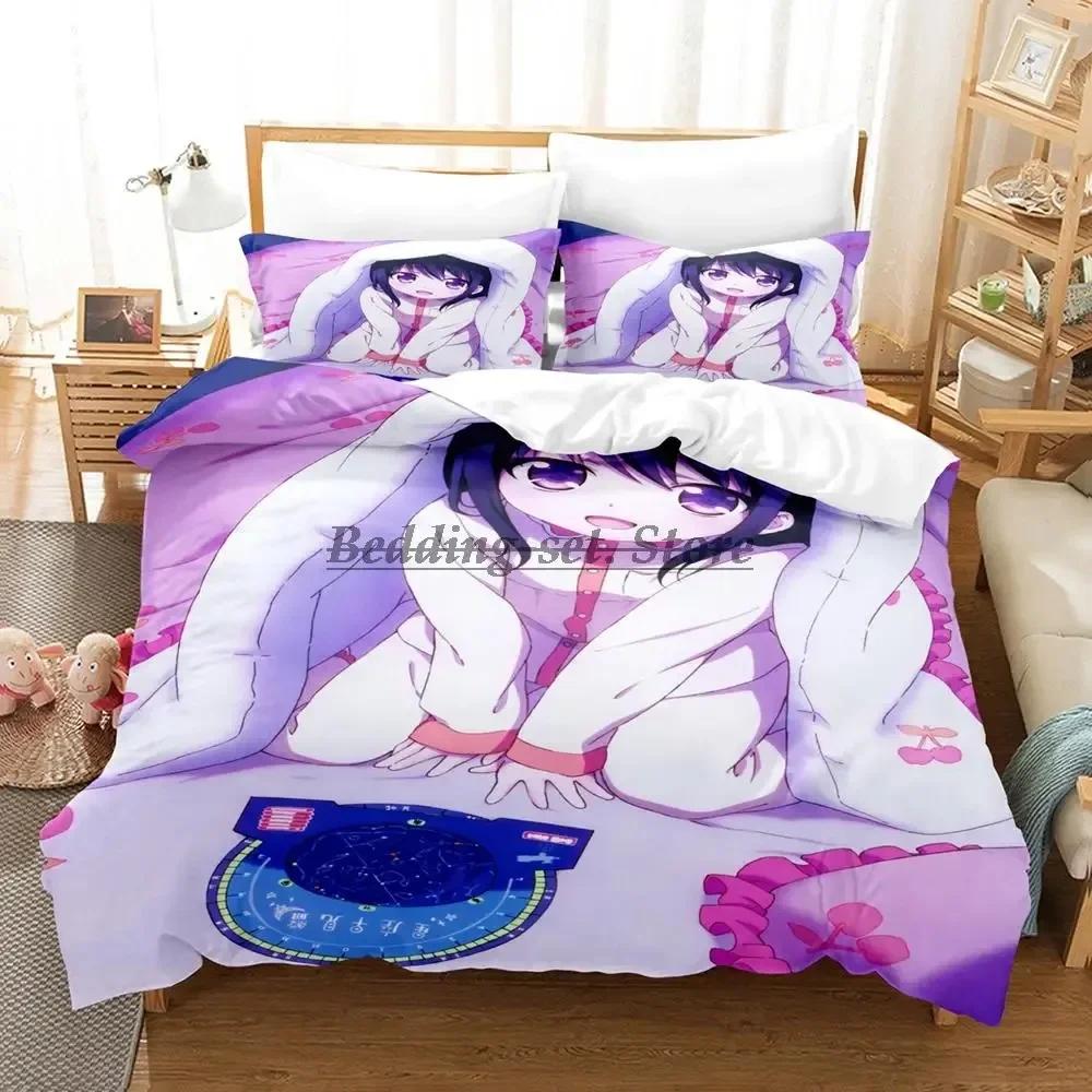 Anime Charlotte Bedding Set Single Twin Full Queen King Size Bed Set Aldult Kid Bedroom Duvetcover Set Kawaii Bed Sheet