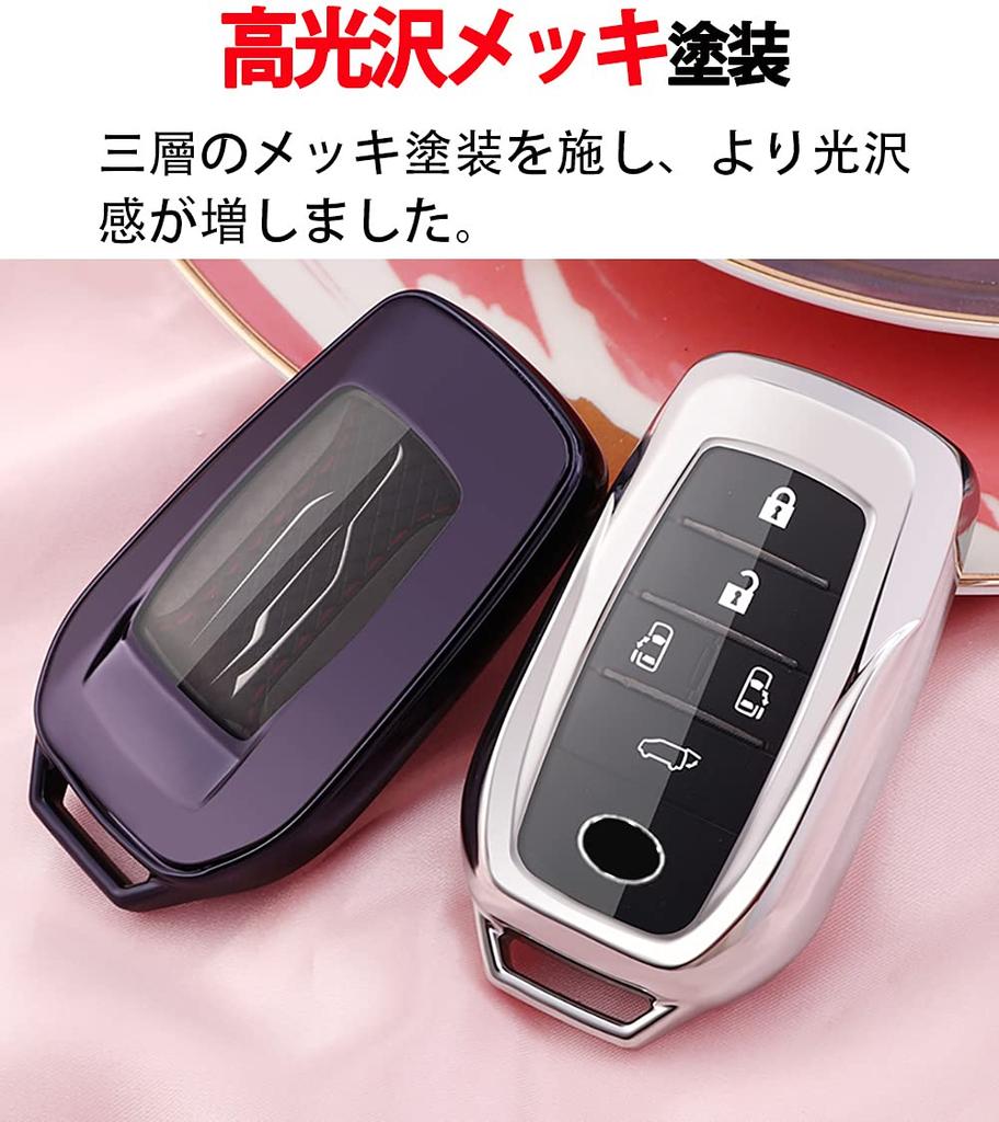 Toyota Exclusive Crown Crossover 35 Harrier 80 Prius 60 Hilux Land Cruiser 200 Alphard RAV4 GR GR Grand Ace Key Case Keychain Dark Series, Series,