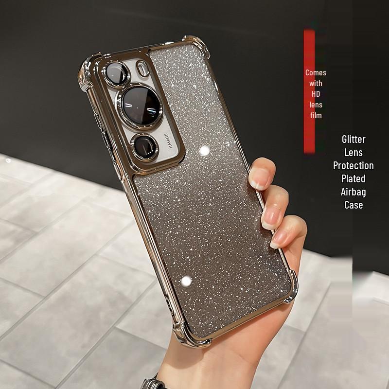 Cross-border Compatible Glitter Electroplated Honor X9D/X9C Drop-Proof Soft Case