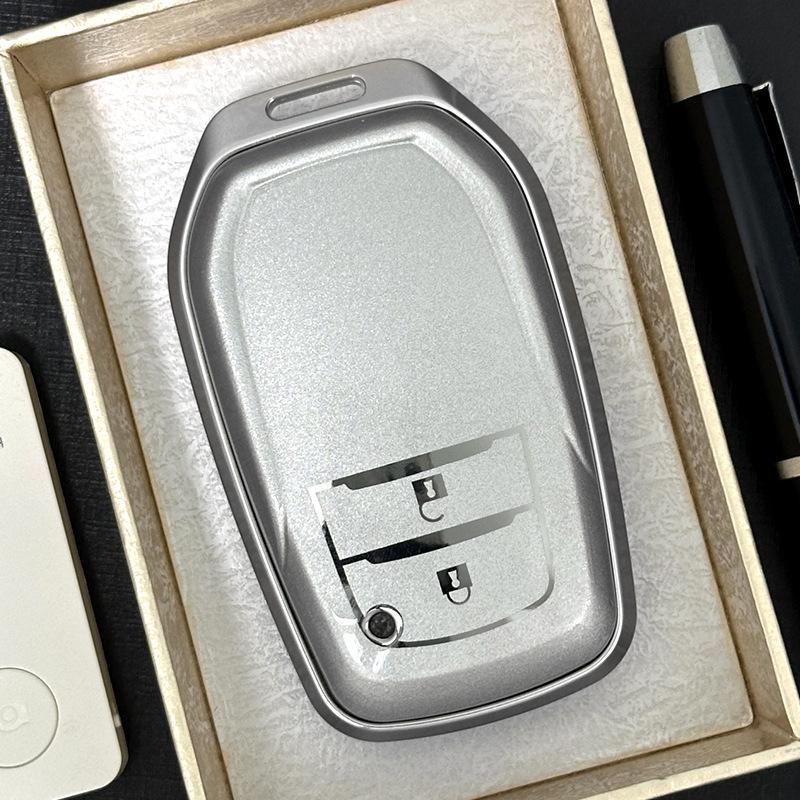 Toyota Alphard 2-Tasten Schlüsselhülle: Aluminiumlegierung Schnalle für Vellfire 3 Krone