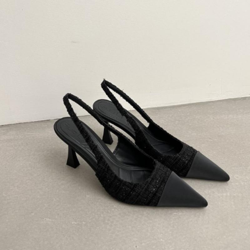 

Fashion New Low Heels Real Slingbacks Shoes Women Square Toe Pumps Thick Heel Shoes Brand Design Lady Footwear 2025 35 чёрный