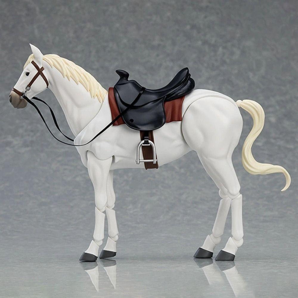 PVC Horse Ferrite Action Figure Movable Mini Size Horse Figurine  Kids Adults