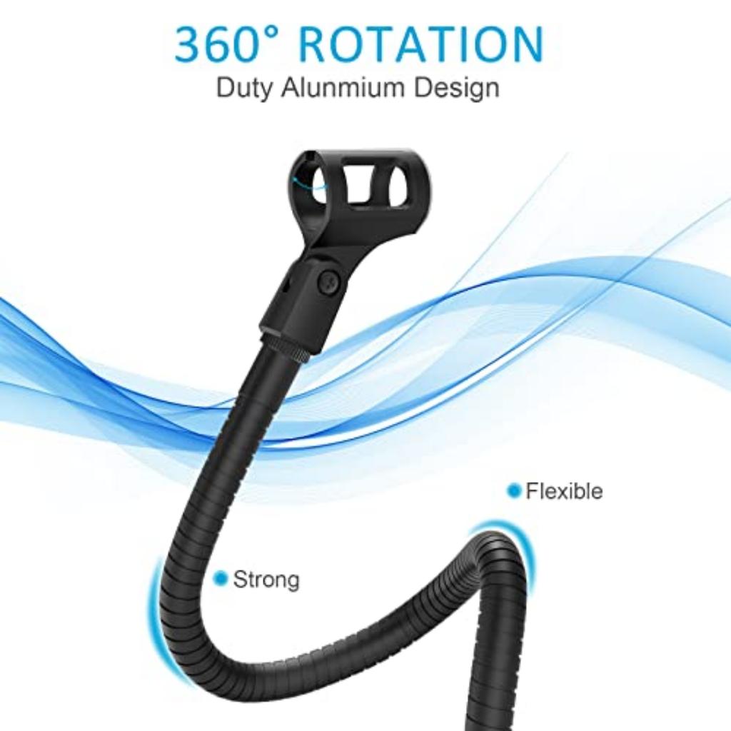 Gooseneck Hose Table Clip-on Desktop Microphone Stands Are Used For A Wide Range Of Microphone Universal Stands