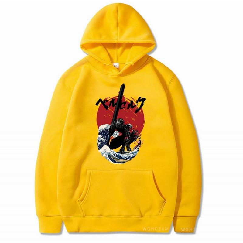 Berserk Autumn Winter Men's Hoodies Boys Harajuku Girls Hip Hop Pullover Fancy Music Gift Casual Loose Comfortable Sweatshirt