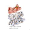 20cm Doll Clothing Set with Dress and Vest for Plush Toys