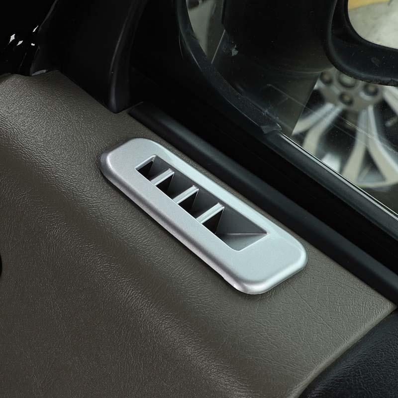 For Hummer H2 2003-2007 ABS Carbon Fiber Car Door Air Outlet Frame Decorative Sticker Car Interior Accessories
