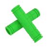 1Pair Bike Handle Grips Bicycle Handlebar Riding Covers Soft Rubber for Mountain Road BikeGreen