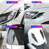 1 Pair Car Headlight Eyebrow Eyelids Stickers Trim Cover Pair Headlamp Eyebrow Eye Lid Decoration Sticker Car Body Stickers