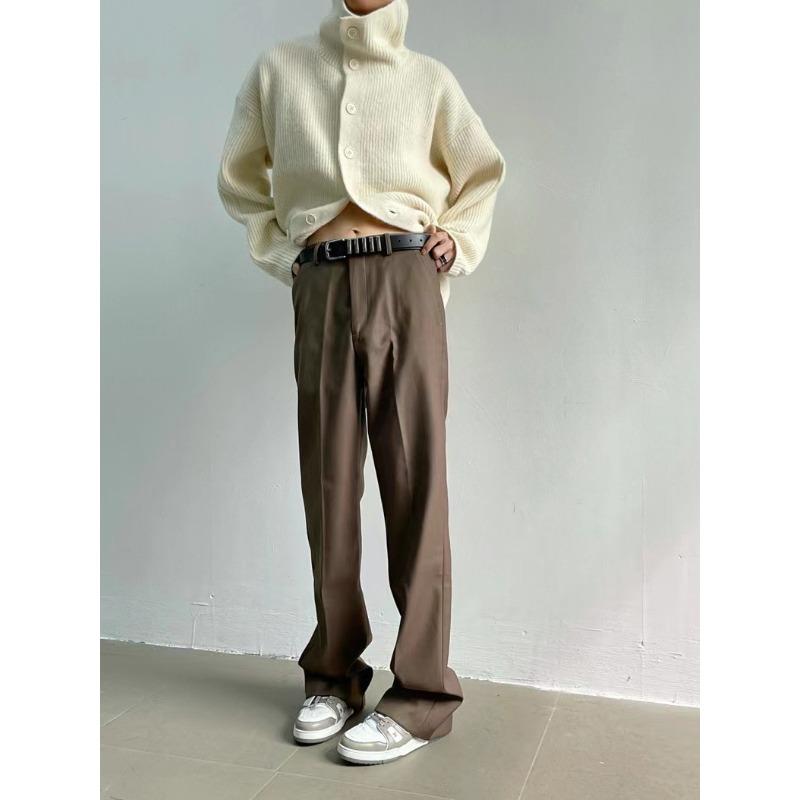 New Simple Pit Strip Single-breasted Loose Lazy Wind Knitted Jacket for Women's Large-size Knitted Cardigan for Women