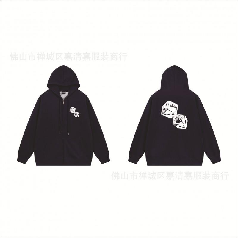 Mens Oversized Zip-Up Hooded Sweatshirt Casual Streetwear Cotton Pullover Fall