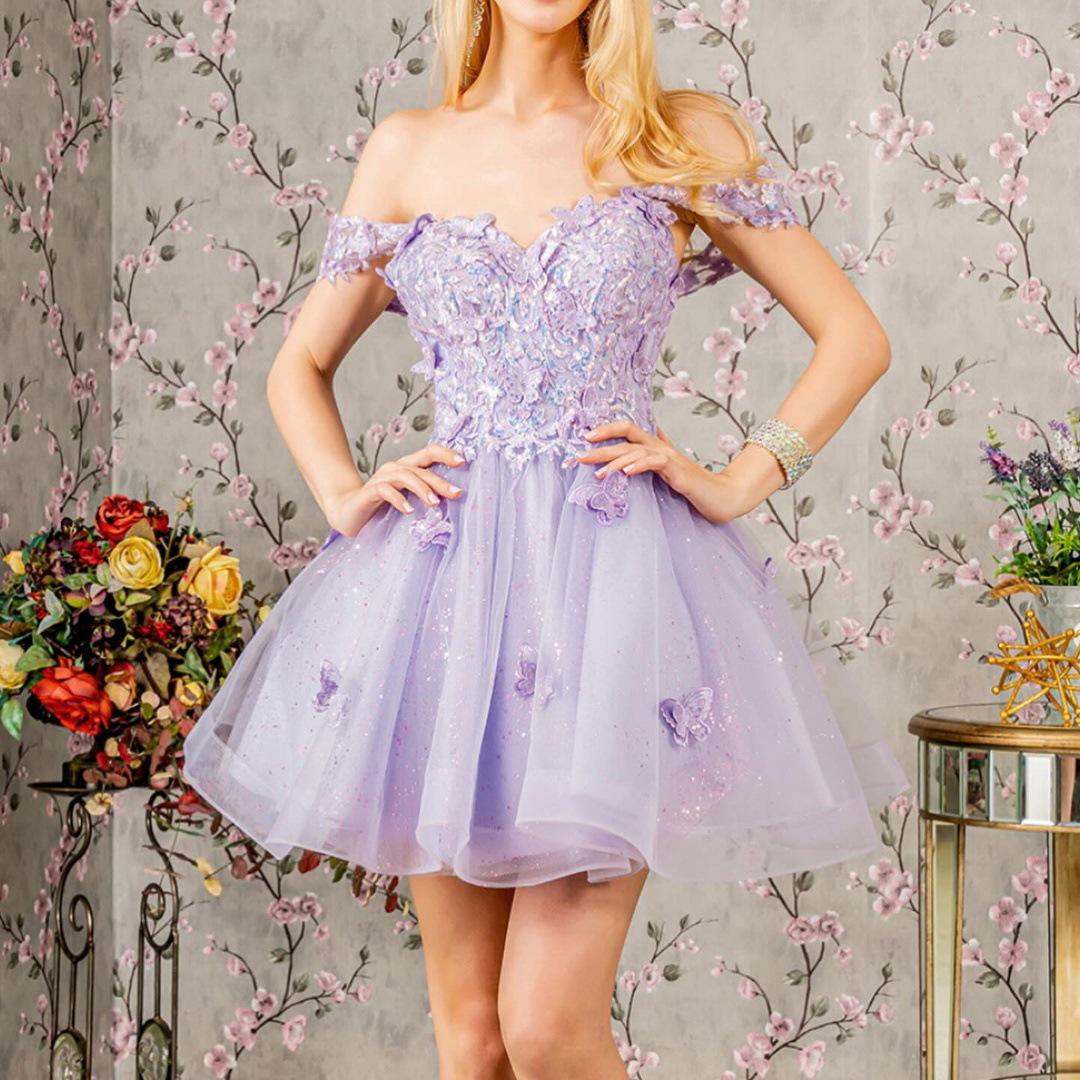 

Italian Spaghetti Strap Sweetheart Lace A-line Ball Gown with Sequins Extra Large