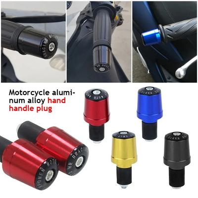 7/8" 22 Mm Universal Motorcycle Handle Bar End Handlebar Grips Ends Sliders Cap Plug Slider Counterweight Cover Universal