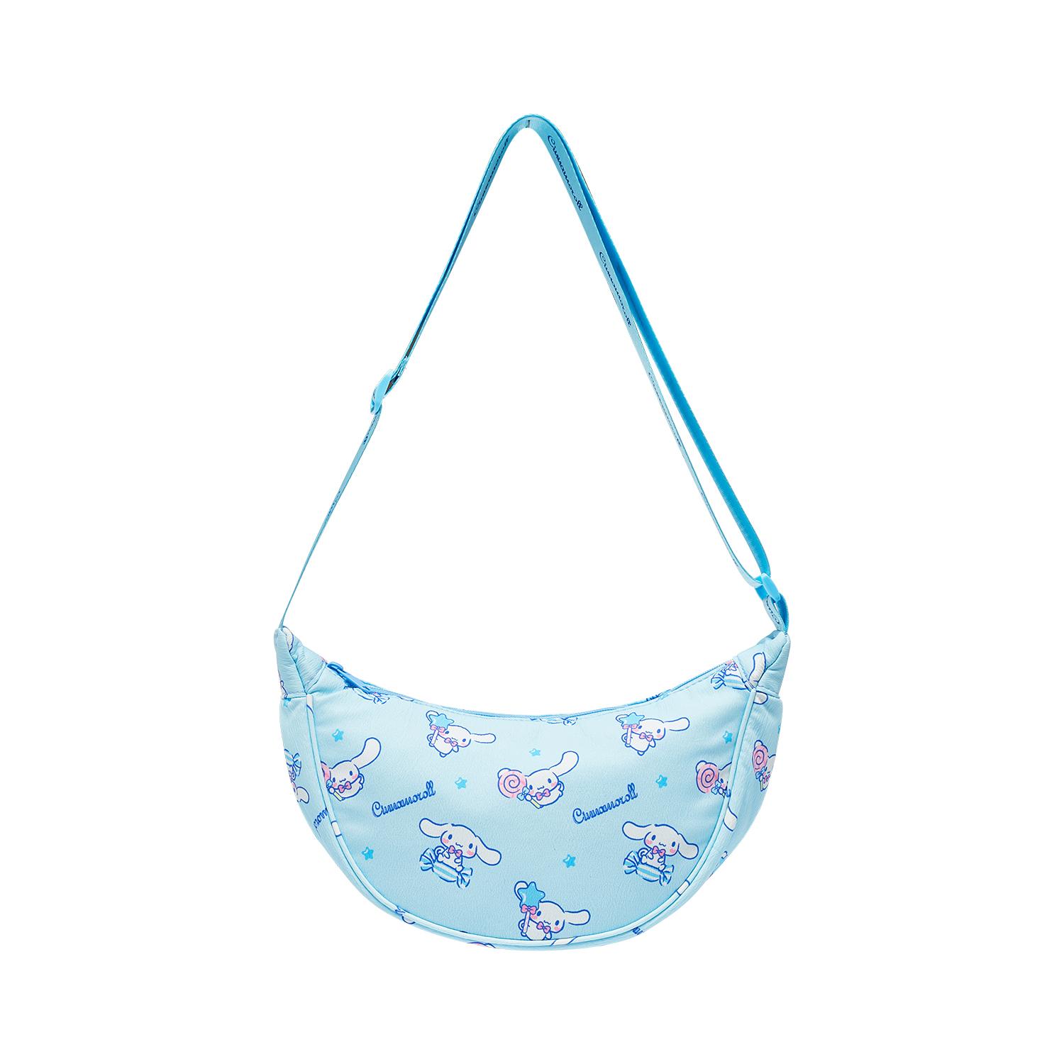 

Новая полиэстеровая сумка-пельмень Sanrio Yugui Dog, сумка через плечо, обычная женская, синяя BC-95135 30.0*9.9*16.0CM