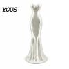 Smooth Line Vase Elegant Dress Shaped Vase, 3D Printed Minimalist Flower Holder, Modern Decorative Romantic Home Decor Bud for Living Room, Entrance,