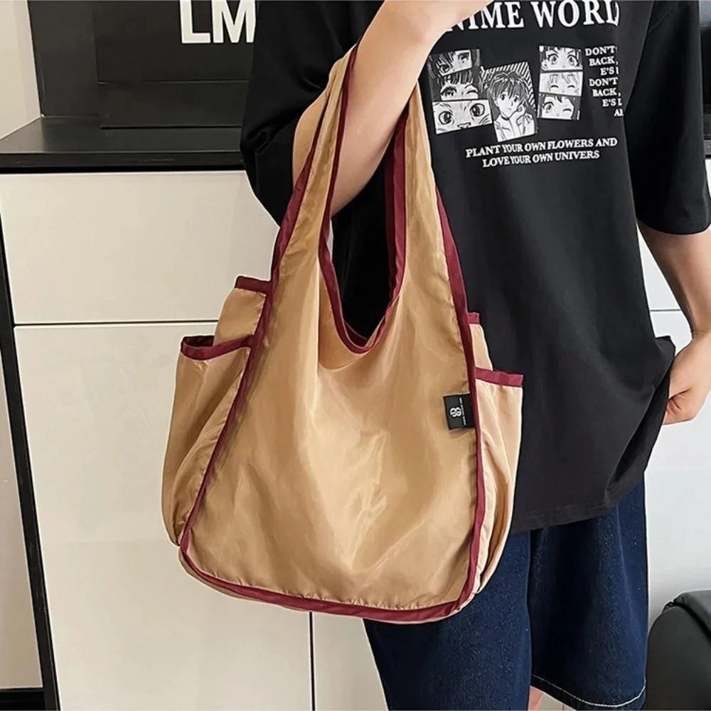 Lightweight Eco-Friendly Fashion Supermarket Shopping Bag Foldable Shopping Bag Reusable Waterproof Travel Grocery Bag