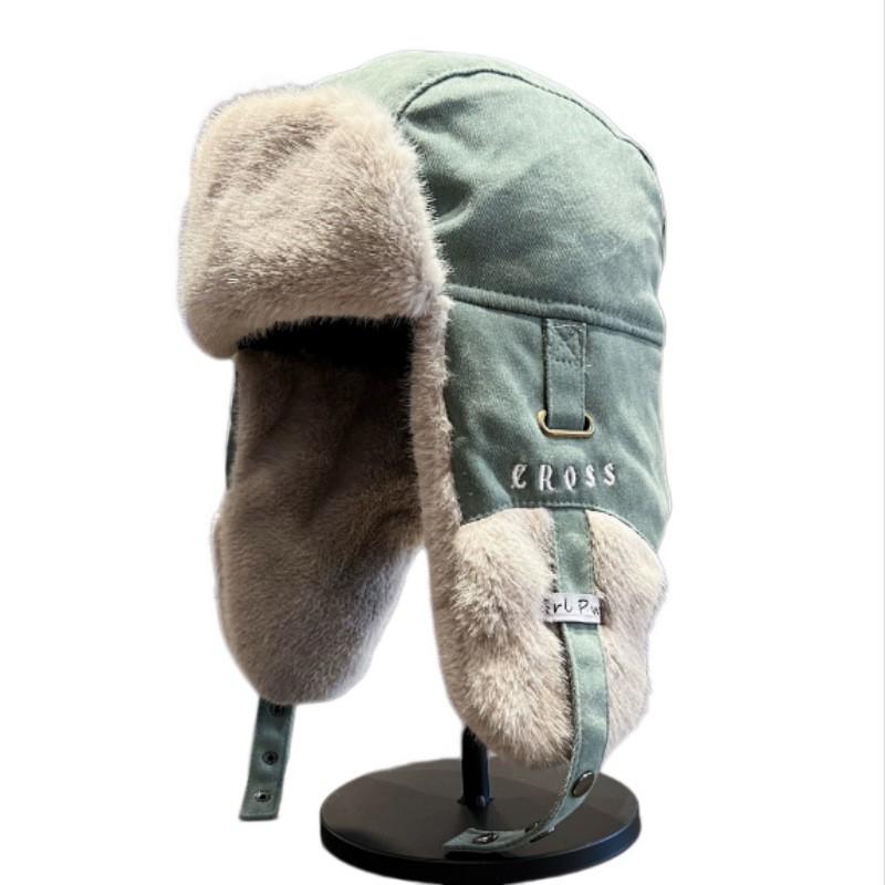 Unisex Winter Warm Fleece Lined Ear Protection Beanie Hat Outdoor Cycling Skiing Cold Weather