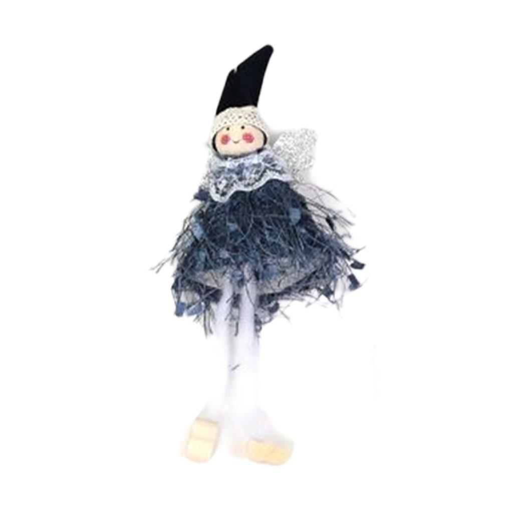 

Рождественские куклы-ангелы, украшения для дома, подвесные украшения, реквизит, очаровательные праздничные подвески, подвеска для рождественской елки, праздничные украшения, реквизит синий