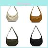 Simple Nylon Shoulder Bag For Women With Zipper Pocket And Trendy Crossbody Design