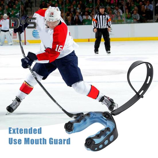 Apărător de gură pentru fotbal pentru adulți, sport pentru tineri, cu cureaua, pentru fotbal, box, pentru rugby, lacrosse, hochei