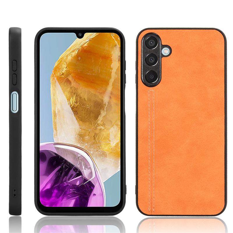Stitching Fabric Leather Texture Case for Samsung Galaxy M15 M35 M55 M14 M34 M54 5G Cover Ultra Thin Shockproof Protective Cover