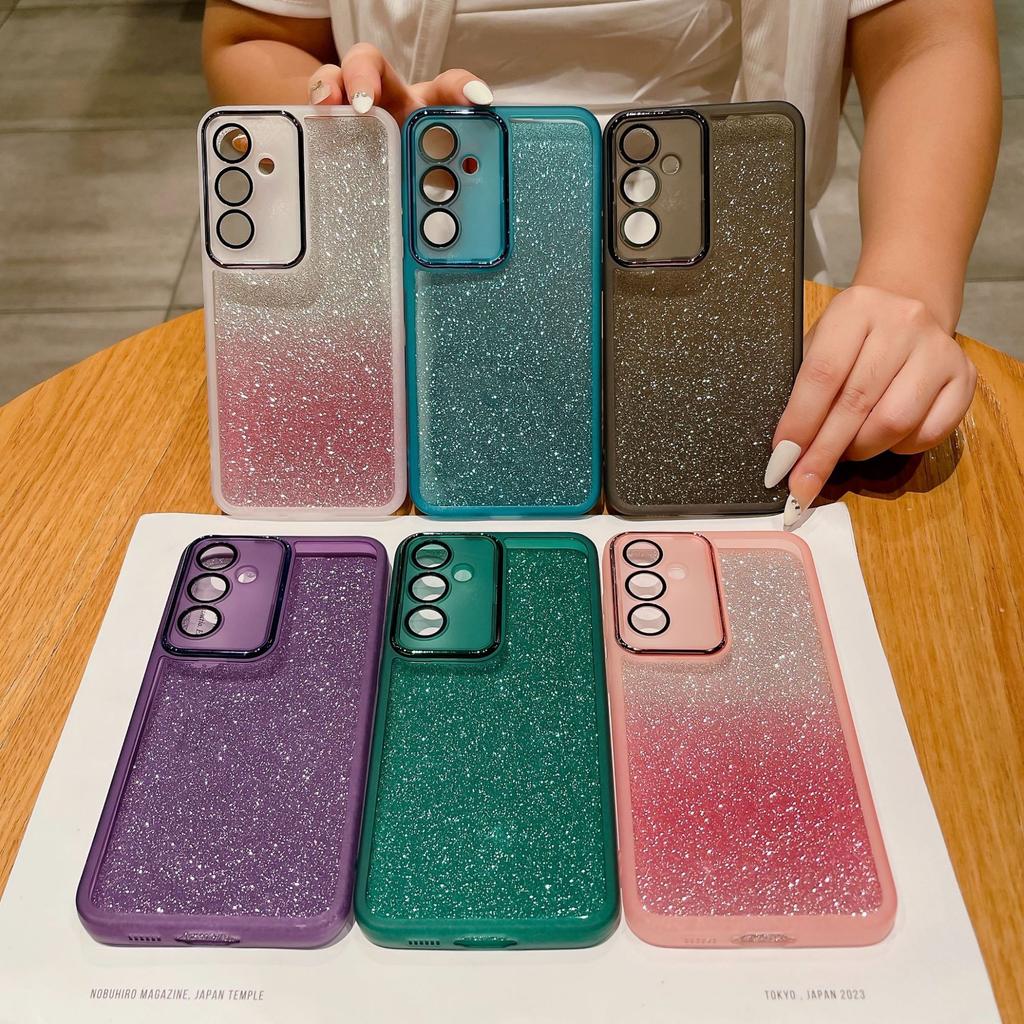Applicable To Samsung S25ultra Simple Soft Case S23 Mobile Phone Case S22 Charm Eye S21 Glitter All-inclusive S20 Protective Case